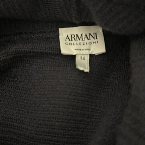 Armani Collezioni Double Breasted Virgin Wool Sweater - Picture 4 of 9